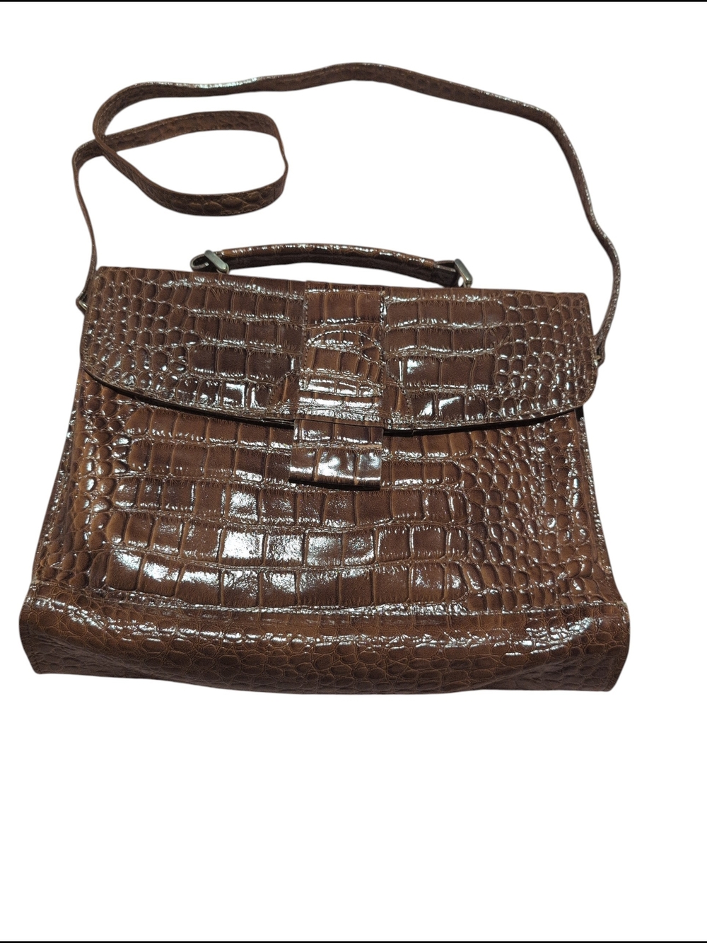 Vintage Remo Handbag - Korean Croc Leather,